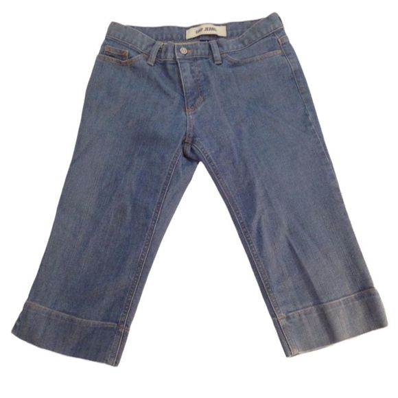 Y2K Gap Jeans Capri Length Jeans Size 4 - Picture 1 of 3